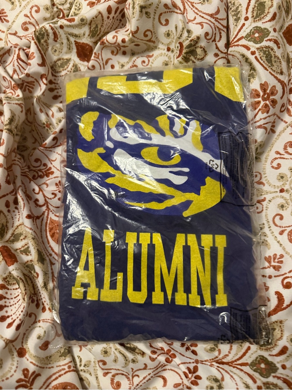Blue 84 Purple and Yellow "ALUMNI" Short Sleeve Tee